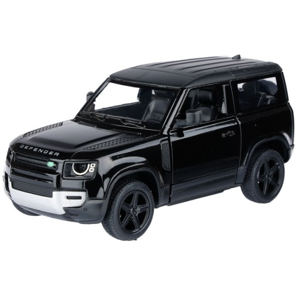 Macheta Kinsmart Land Rover Defender Negru 1:36 A83839